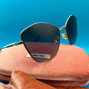 Antique Gold Women's Sunglasses, MU 60VS 60